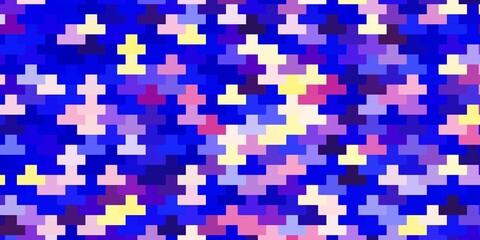 Light Pink, Blue vector background in polygonal style.