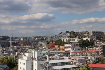 Naklejka premium 和田町の街並み（神奈川県横浜市保土ケ谷区）