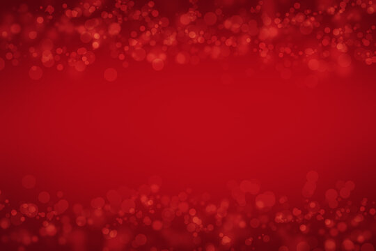 Bokeh red background with circle theme	
