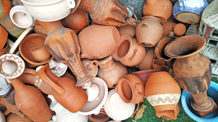 handmade ceramic jugs