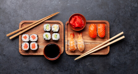 Japanese sushi set