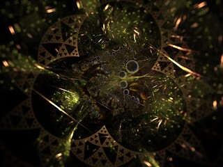 Imaginatory fractal background Image