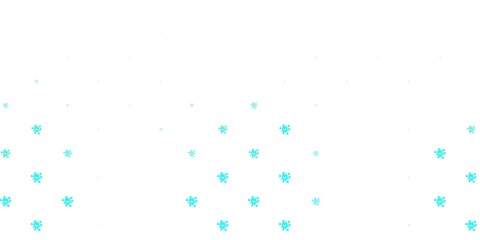 Light green vector background with covid-19 symbols.