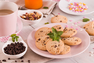 Chocolate Pretzel Cookies. 