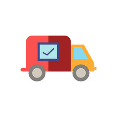 Goods Delivery icon. Monochrome simple Goods Delivery icon for templates, web design and infographics