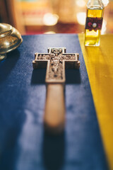 cross on table