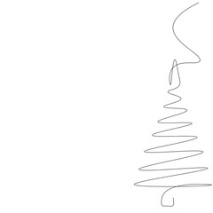 Christmas trees background. Vector illustration