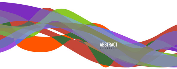 Fluid wave colorful abstract background. Dynamic colorful vibrant vector design