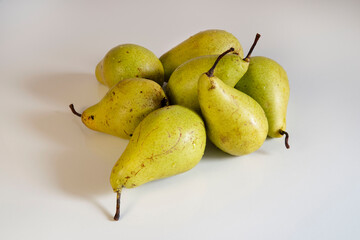 Small group of fresh pears
