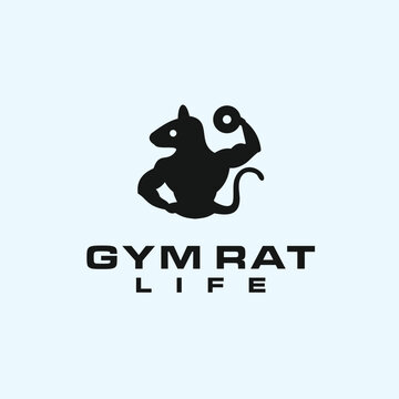 App Icon Vectorstyle Image Gym Rat AI-generated image 2368680479