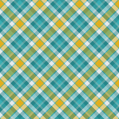 Plaid seamless pattern. Vector background of textile ornament. Flat fabric design.