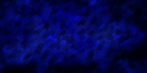 Obraz premium Dark BLUE vector pattern with colorful hexagons.