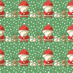 サンタとトナカイ