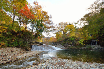 かじか滝の紅葉