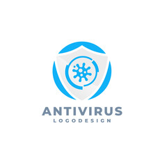 Antimicrobial Logo design vector template 