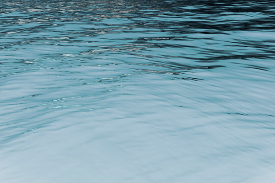 Detail of calm waters of, inverted image, water surface
