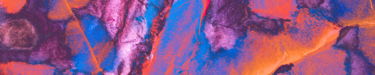 Colorful Oil Paint Stroke. Dyed Stripes. Modern