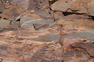 stone background with cracks