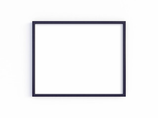 Thin black frame with horizontal orientation