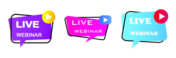 webinar; live; icon; logo; background; online; concept; digital; video; banner; button; webinar; vector; icon; webinar; icon; live; logo; online; vector; workshop; free; webcast; live; webinar; webcas