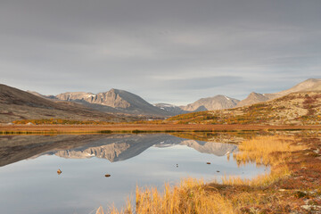 Autumn in Dørålen, Rondane, Norway.