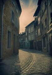 narrow old street