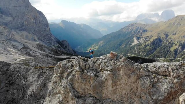 Dolomiti con drone
