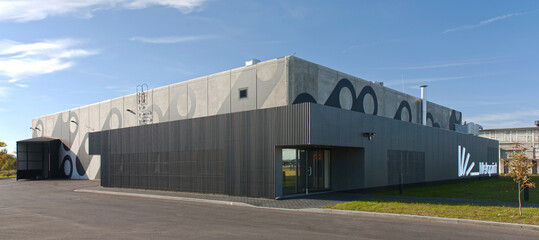 Modern Factory Building Exterior