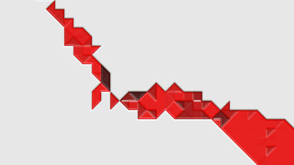 Glossy Tiles Color Abstract background