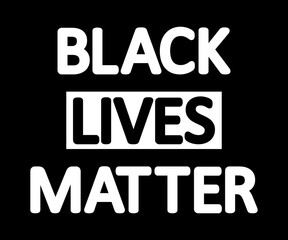 Fototapeta na wymiar Black lives matter. Sign of protest people for social justice. Poster for community of usa. Icon of power america. Banner of proud revolution. Symbol of political fight and fight from racism. Vector