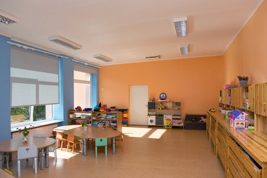 Empty Estonian Elementary Grade School