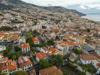 Fototapeta premium sky panoramic of Madeira Island Funchal 