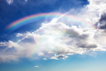虹と空
