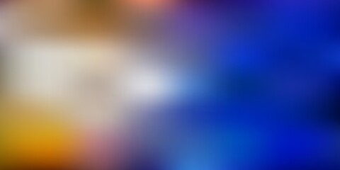 Light blue, yellow vector blur background.