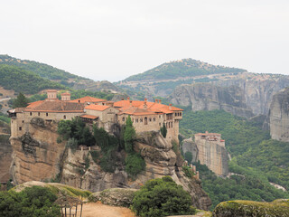 Fototapeta na wymiar Greece The Monastery of Great Meteoron