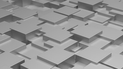 Abstract 3d modern cubes background