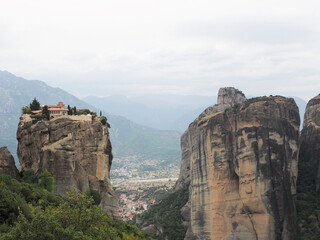 Fototapeta na wymiar Greece The Monastery of the Holy Trinity Meteora