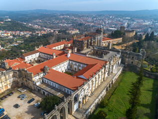 Fototapeta na wymiar Monastery Convent of Christ in Portugal