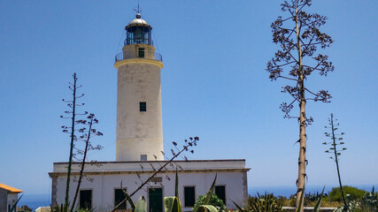 Far de la Mola lighthouse in Formentera, Spain
