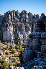 Vistas del Torcal de Antequera en Málaga