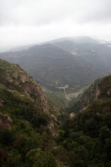 Naklejka premium view from the mountain