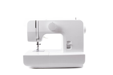 sewing machine isolated on white