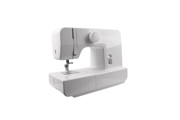 sewing machine isolated on white