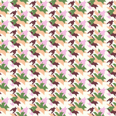 seamless hound tooth pattern
