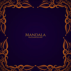 Mandala design beautiful luxury background