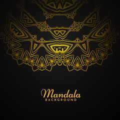 Vintage luxury mandala design background