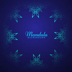 Fototapeta na wymiar Stylish decorative mandala design retro background