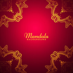 Vintage luxury mandala design background