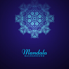 Vintage luxury mandala design background