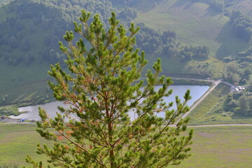 lake in the mountains